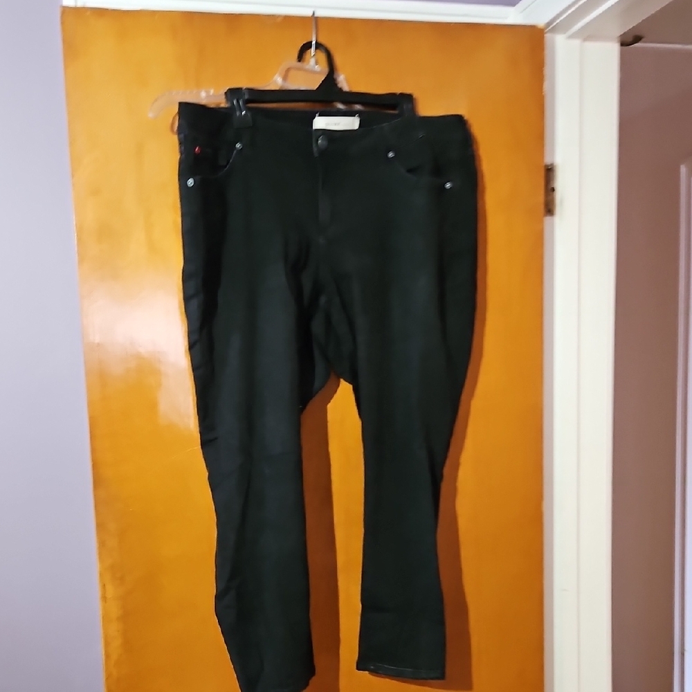 Slink Comfortable Curvy Black Straight Leg Women's Jeans